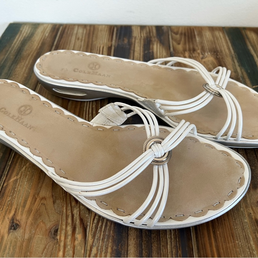 Cole Haan Nike Air Barcelona Slide Strappy Sandals Opal White Size 8B
